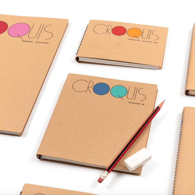 Maruman Croquis Pocket Sketchbook Lite Adorbs