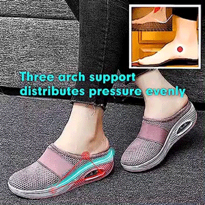 Washable Slingback Orthopedic Slide Sport Sandals - Air Cushion Slip-on Walking Shoes Orthopedic Diabetic Walking Shoes 4 16268606910b1fc37ba0