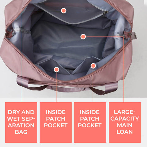 collapsible waterproof large capacity travel handbag 3