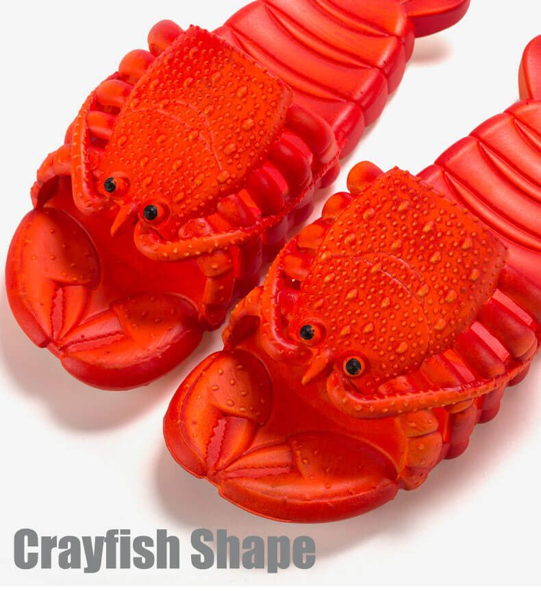 2021 new crayfish beach slippers for family 6 1