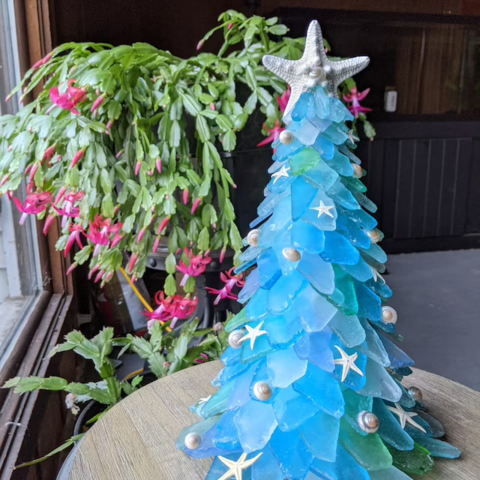 beautiful sea glass christmas trees 10 1