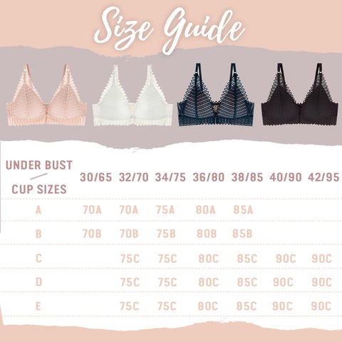 Laxchic™ Breathy Front Buckle Lace Bra