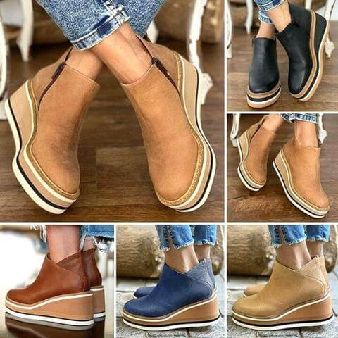 new arrival women s premium solid wedge ankle boo 21 1