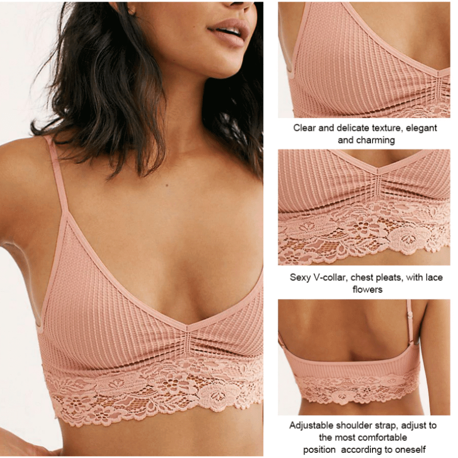 sexy seamless comfy lift lace bralette 22 1 1