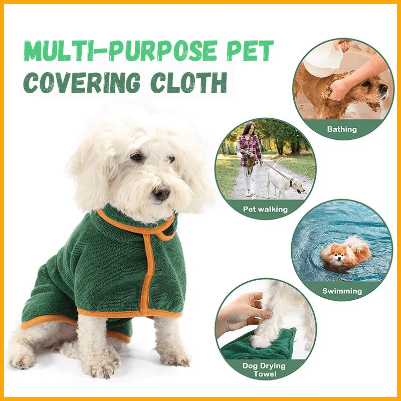super absorbent pet bathrobe the duvely 6 1