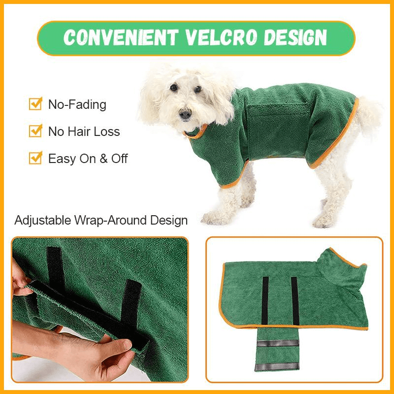 super absorbent pet bathrobe the duvely 9 1