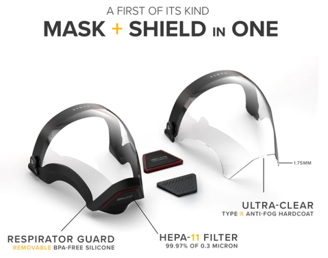 super protective anti fog face shield 6 1
