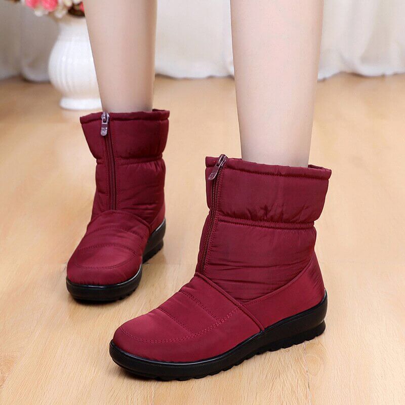women s snow ankle boots winter warm 8 1
