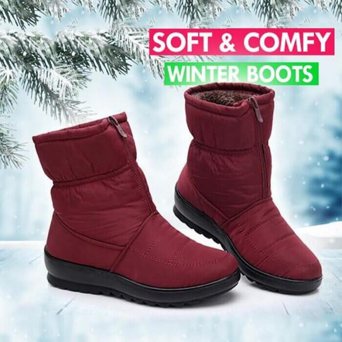 women s snow ankle boots winter warm 9 1