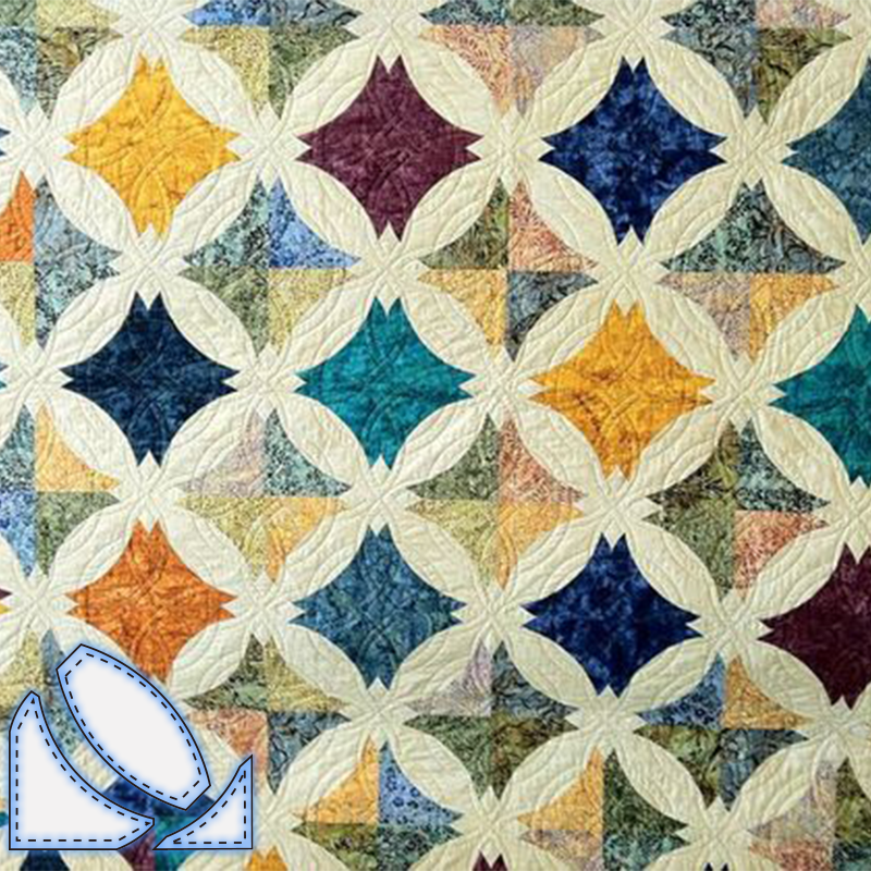  Victor s Bouquet Quilt Template Set With Instructions evainshe Lite 